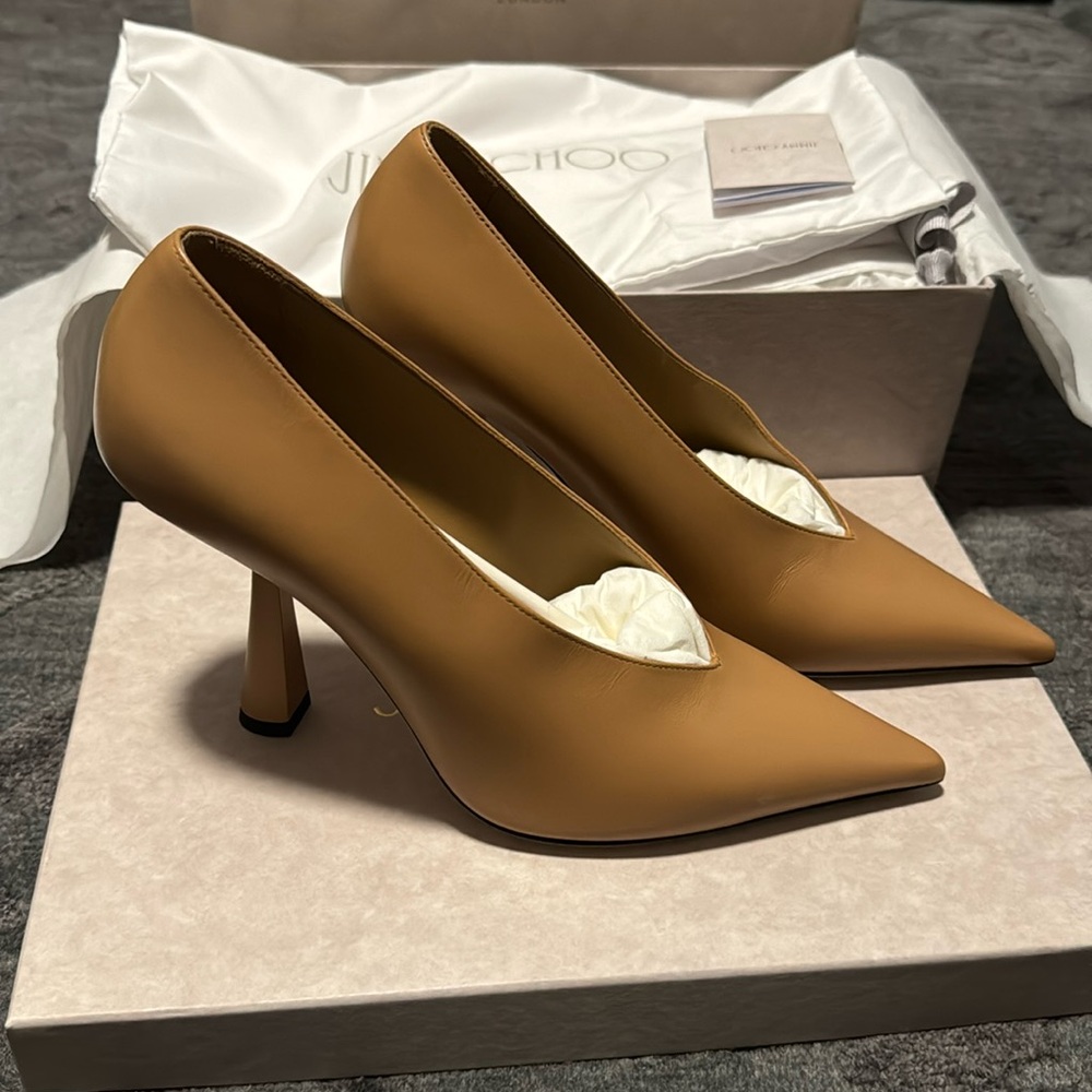 Jimmy Choo Maryanne 100 Biscuit